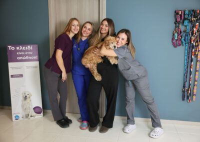 H ομάδα του κτηνιατρείου Vet Corner